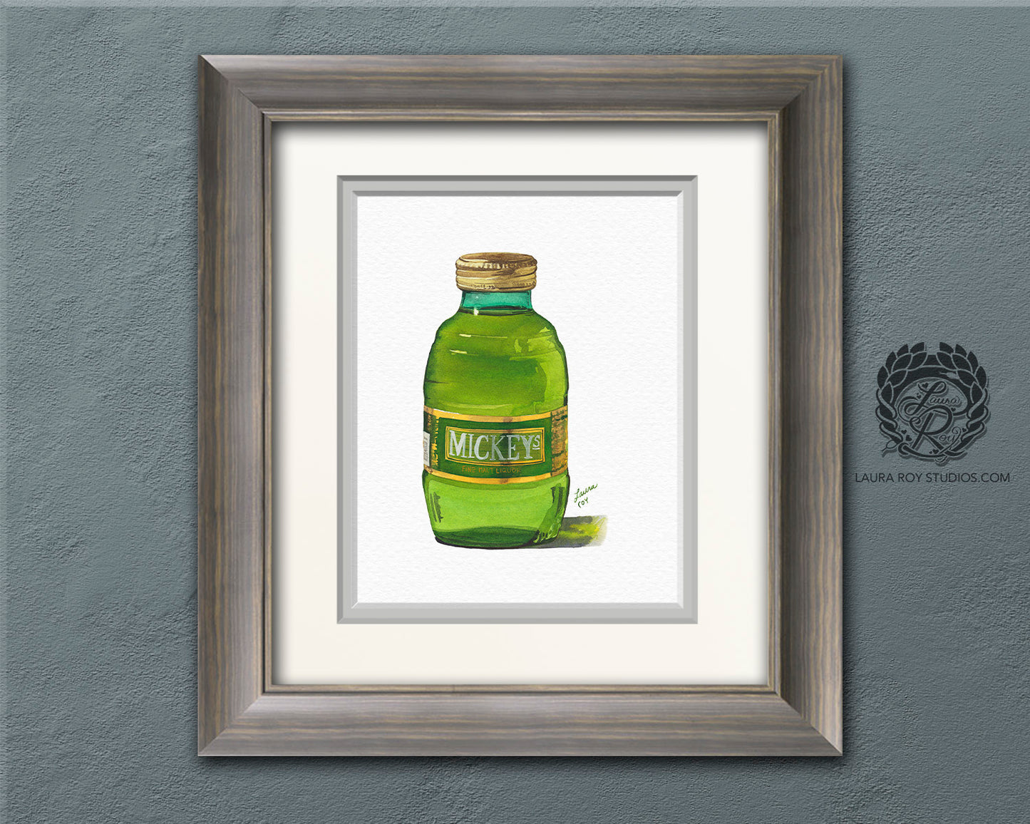 Mickey's Malt Liquor Watercolor | Giclée Print