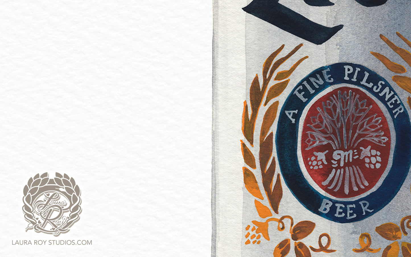 Miller Lite Watercolor | Giclée Print