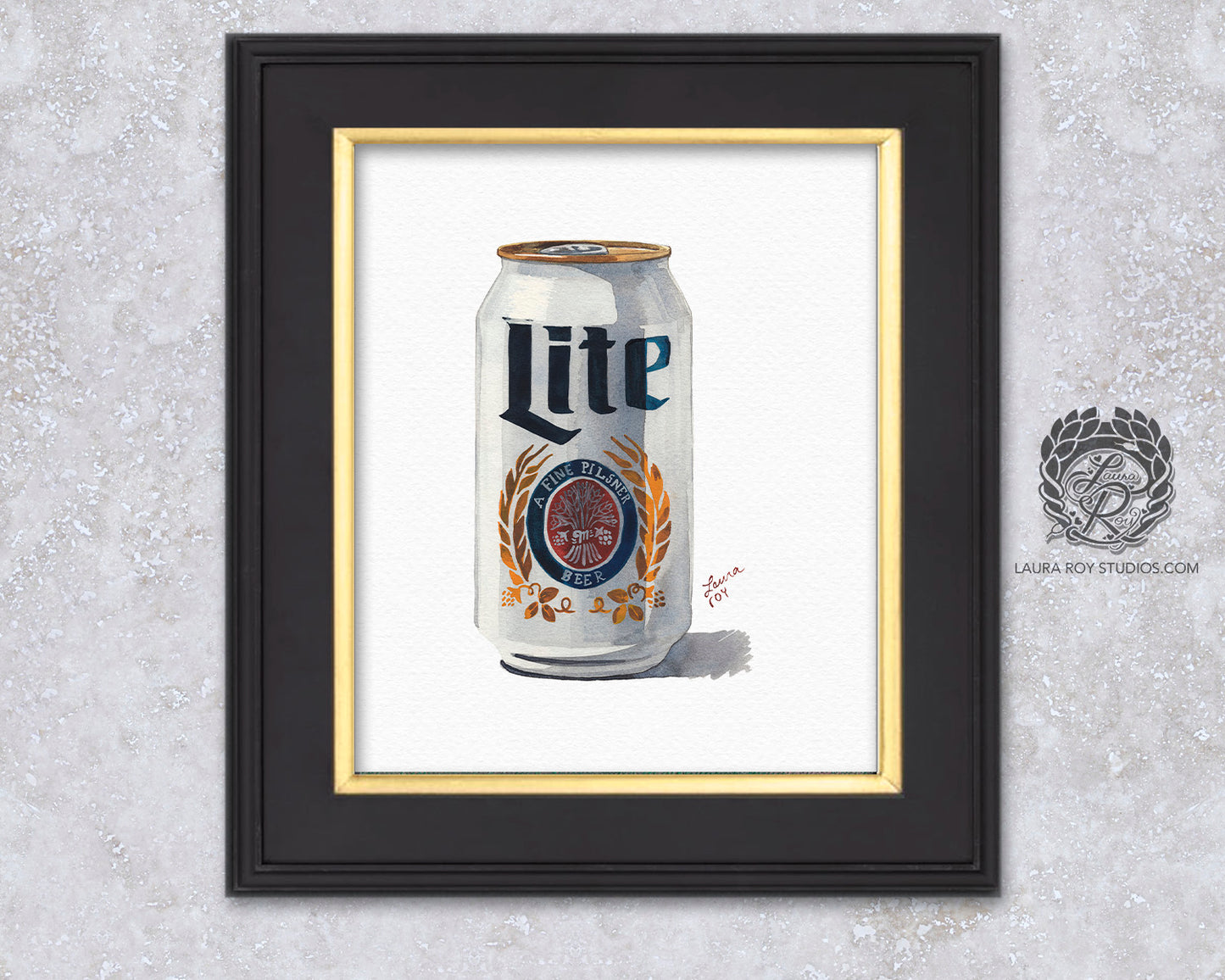 Miller Lite Watercolor | Giclée Print