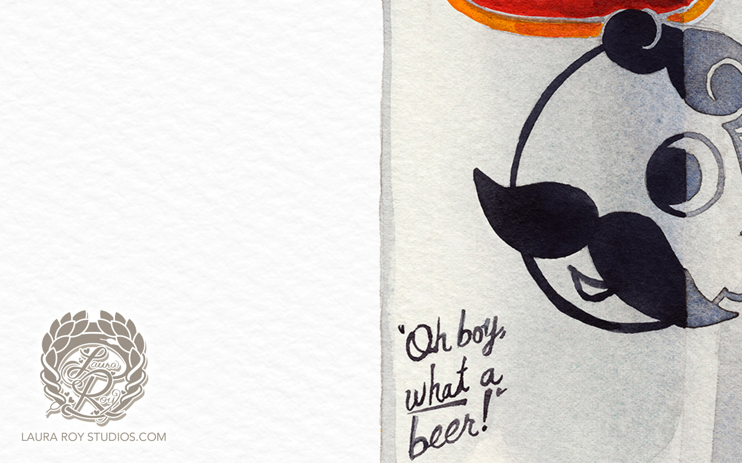 Natty Boh Watercolor | Giclée Print