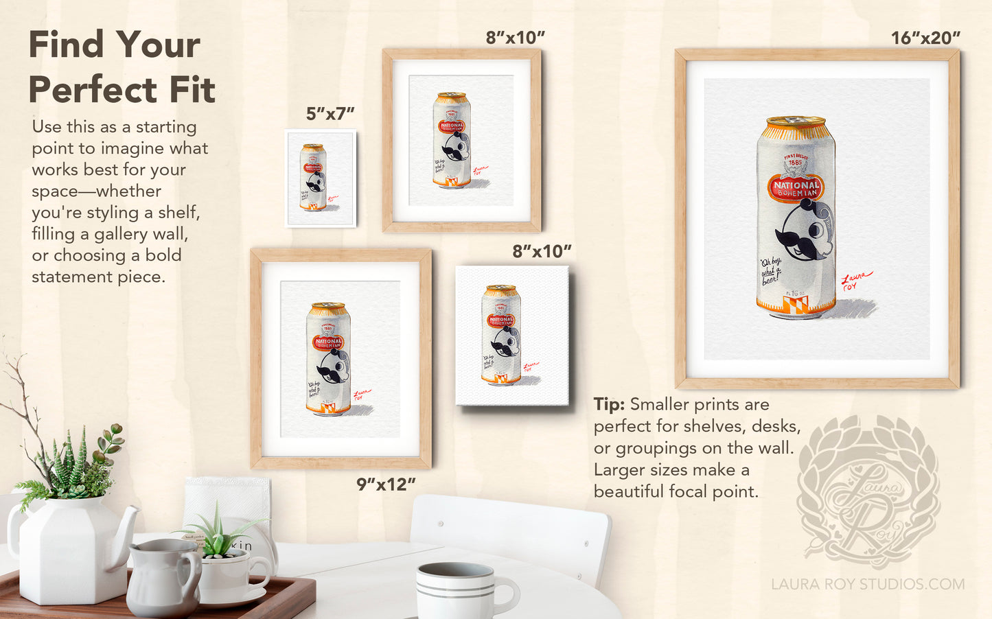 Natty Boh Watercolor | Giclée Print