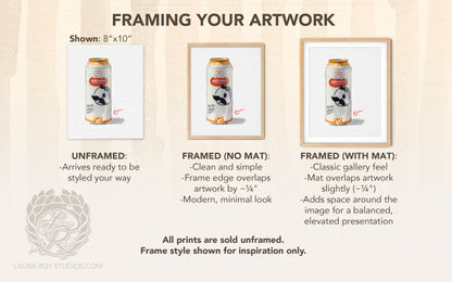 Natty Boh Watercolor | Giclée Print