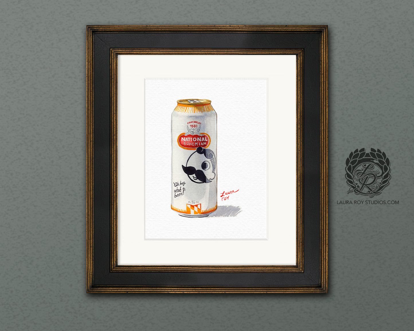 Natty Boh Watercolor | Giclée Print
