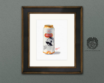 Natty Boh Watercolor | Giclée Print