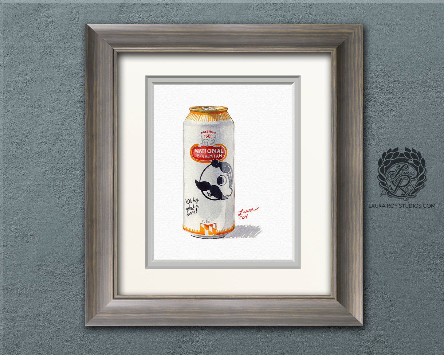 Natty Boh Watercolor | Giclée Print