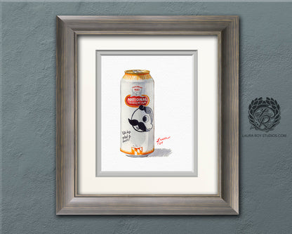 Natty Boh Watercolor | Giclée Print