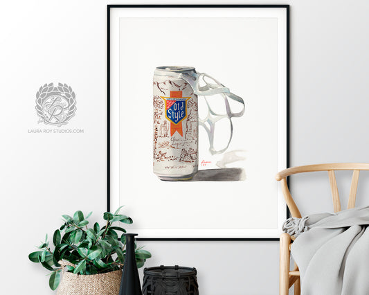 Old Style Watercolor | Giclée Print