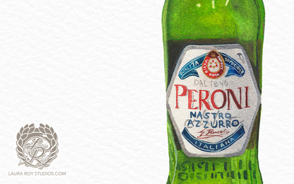 Peroni Watercolor | Giclée Print