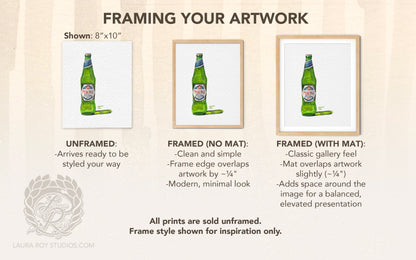 Peroni Watercolor | Giclée Print