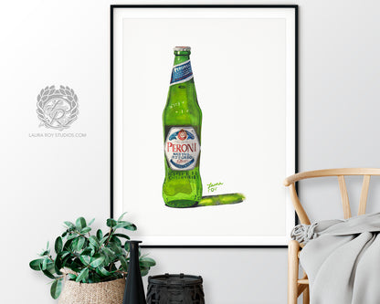 Peroni Watercolor | Giclée Print