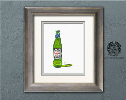 Peroni Watercolor | Giclée Print