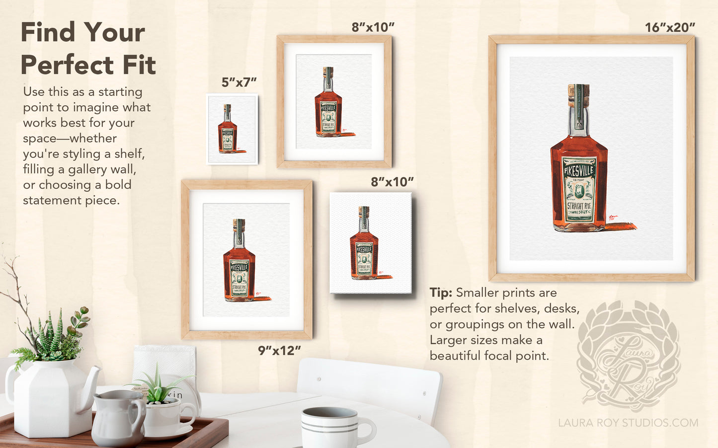 Pikesville Rye Watercolor | Giclée Print