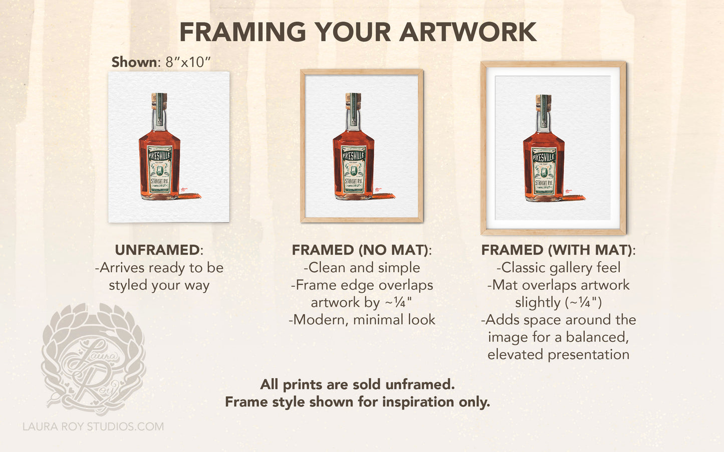 Pikesville Rye Watercolor | Giclée Print