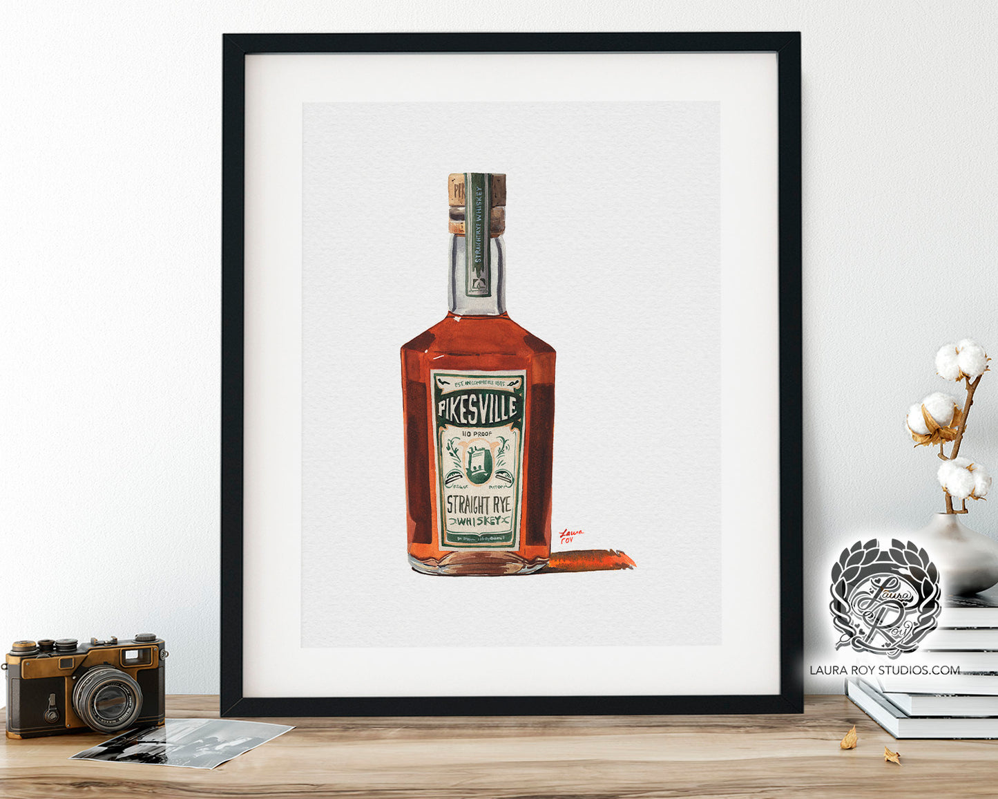 Pikesville Rye Watercolor | Giclée Print