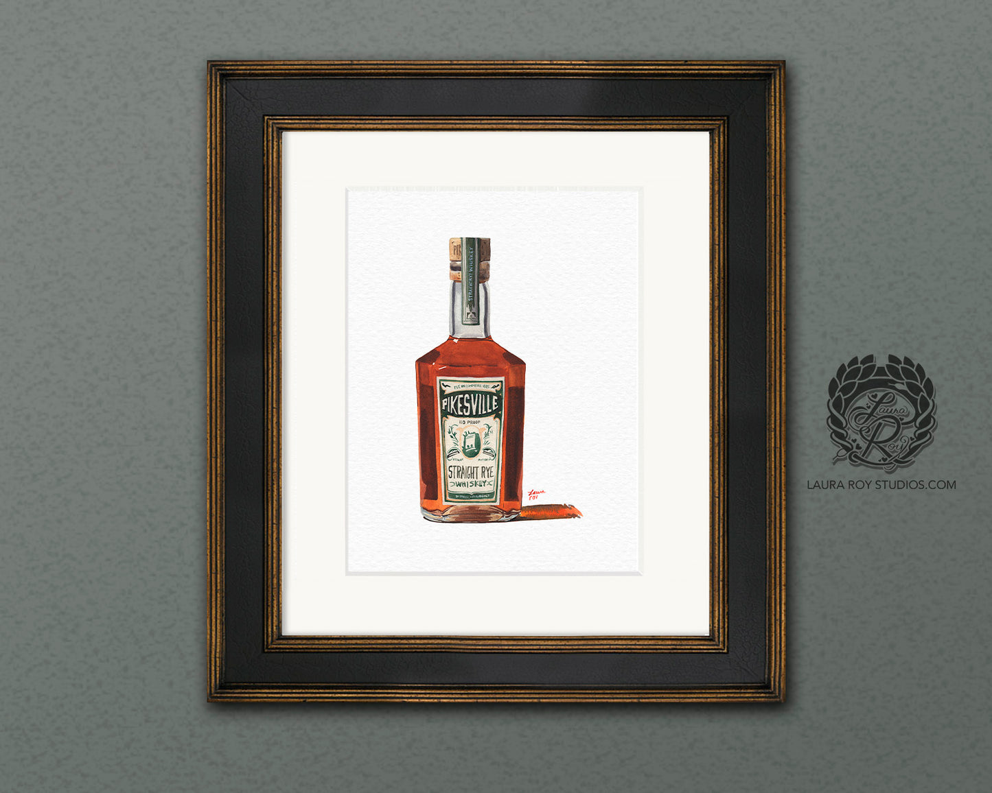 Pikesville Rye Watercolor | Giclée Print