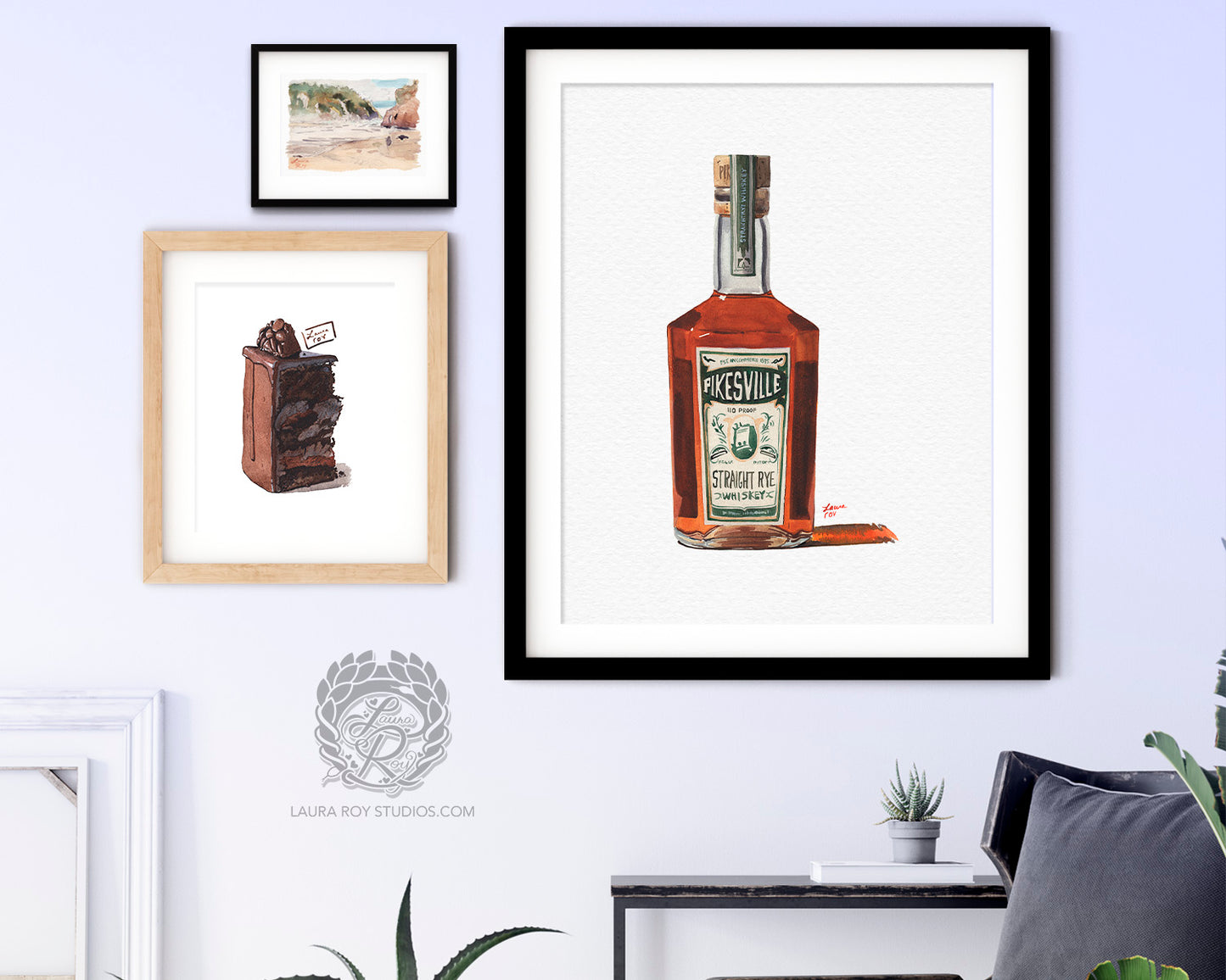 Pikesville Rye Watercolor | Giclée Print