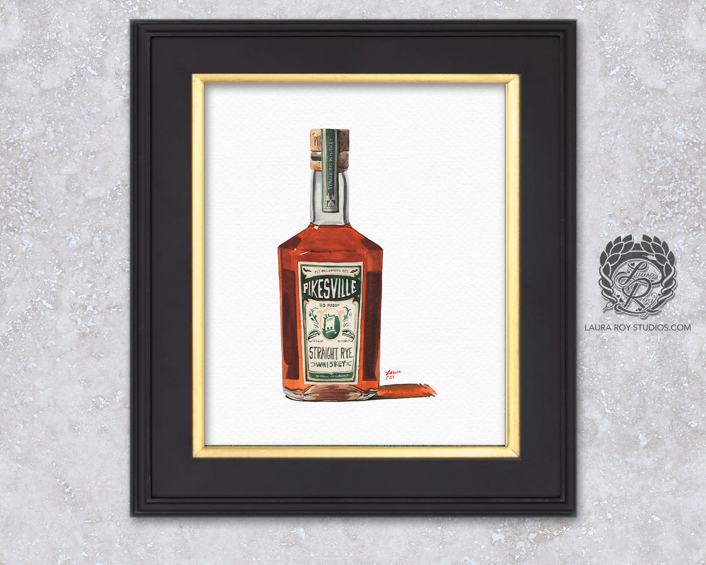 Pikesville Rye Watercolor | Giclée Print