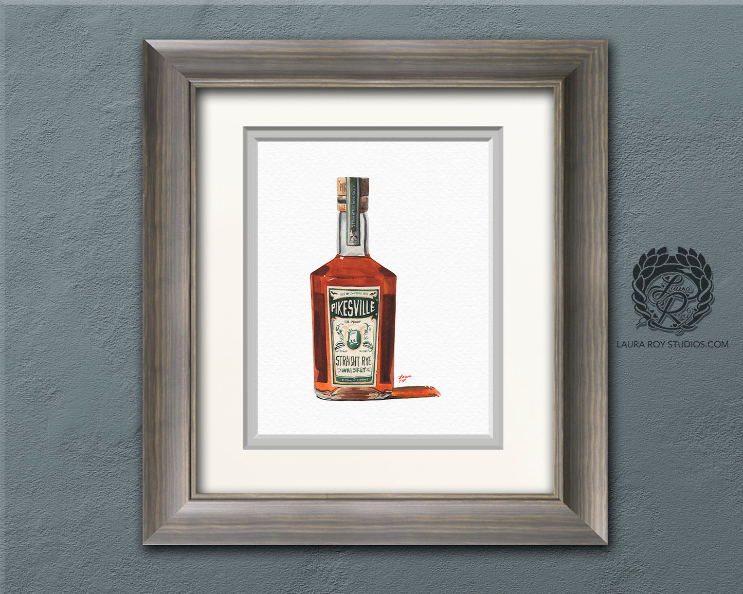 Pikesville Rye Watercolor | Giclée Print