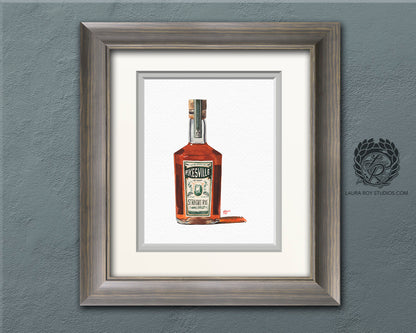 Pikesville Rye Watercolor | Giclée Print