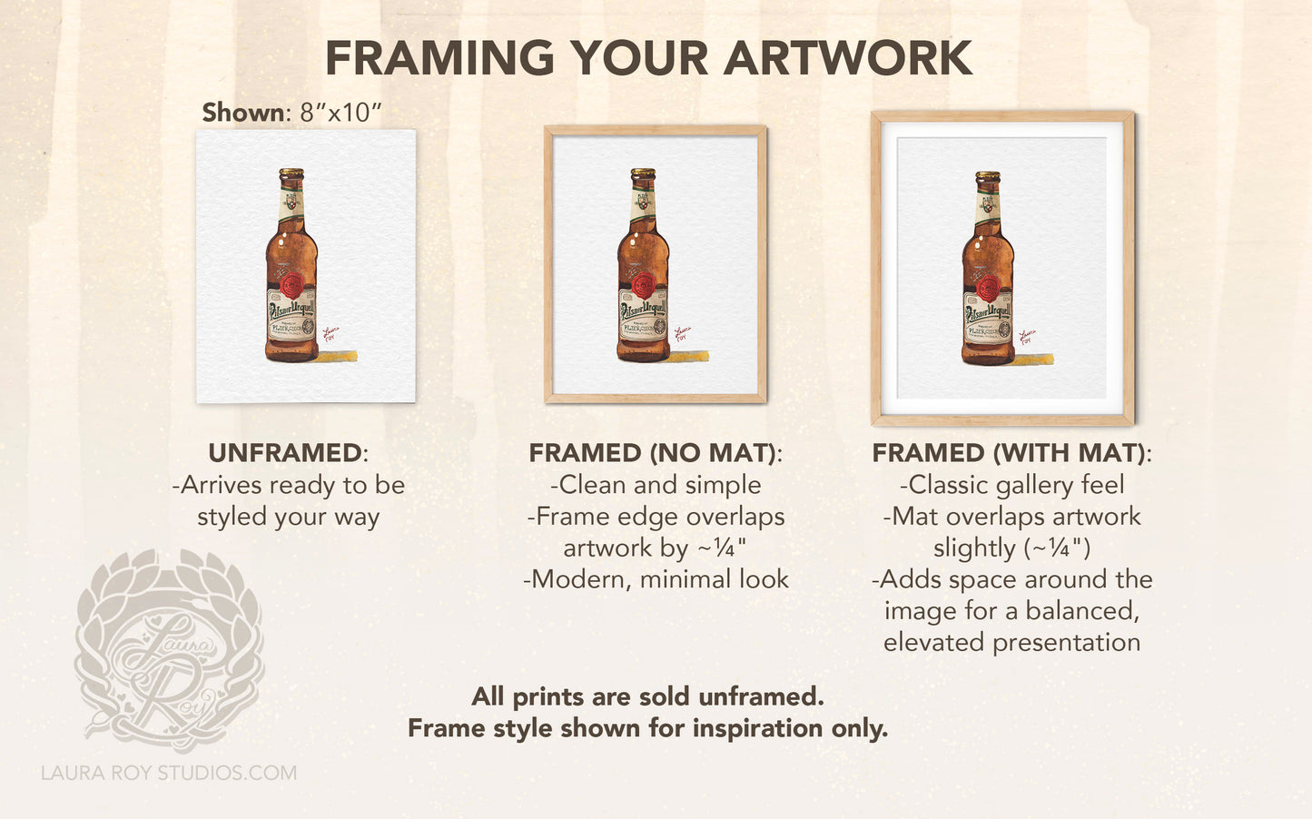 Pilsner Urquell Watercolor | Giclée Print