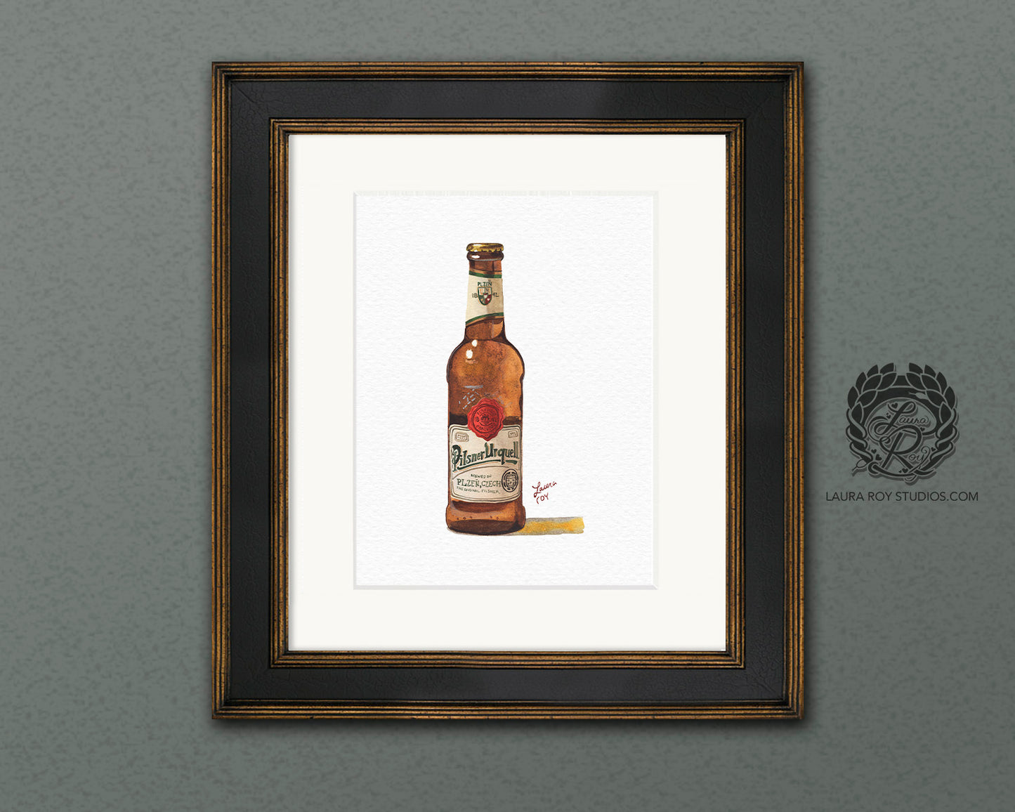 Pilsner Urquell Watercolor | Giclée Print
