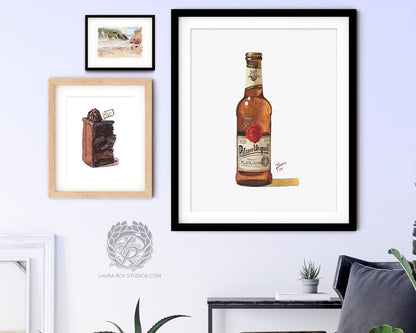 Pilsner Urquell Watercolor | Giclée Print