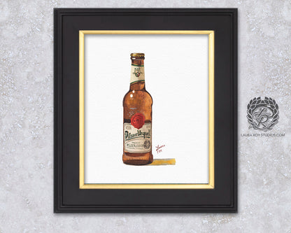 Pilsner Urquell Watercolor | Giclée Print
