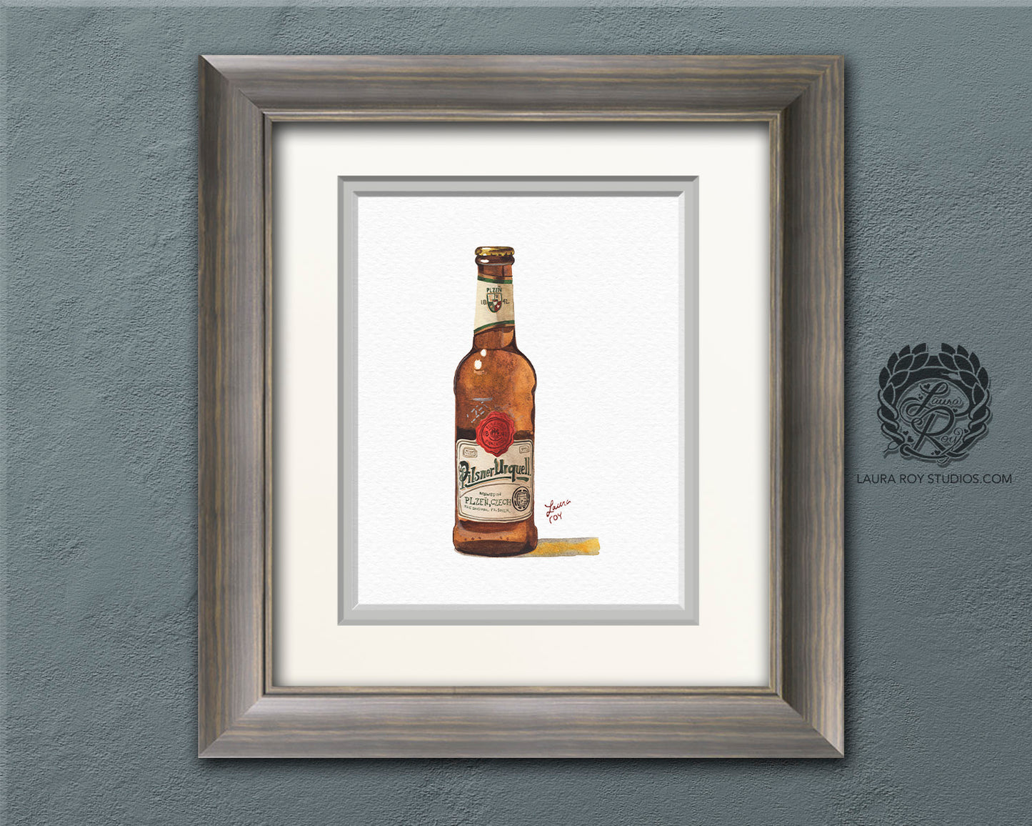 Pilsner Urquell Watercolor | Giclée Print