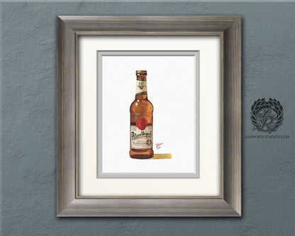 Pilsner Urquell Watercolor | Giclée Print