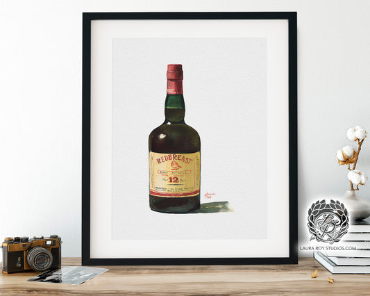 Redbreast Watercolor | Giclée Print