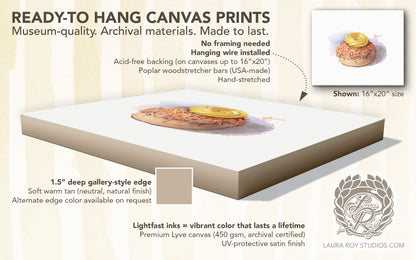 Schoolbread Watercolor | Giclée Print