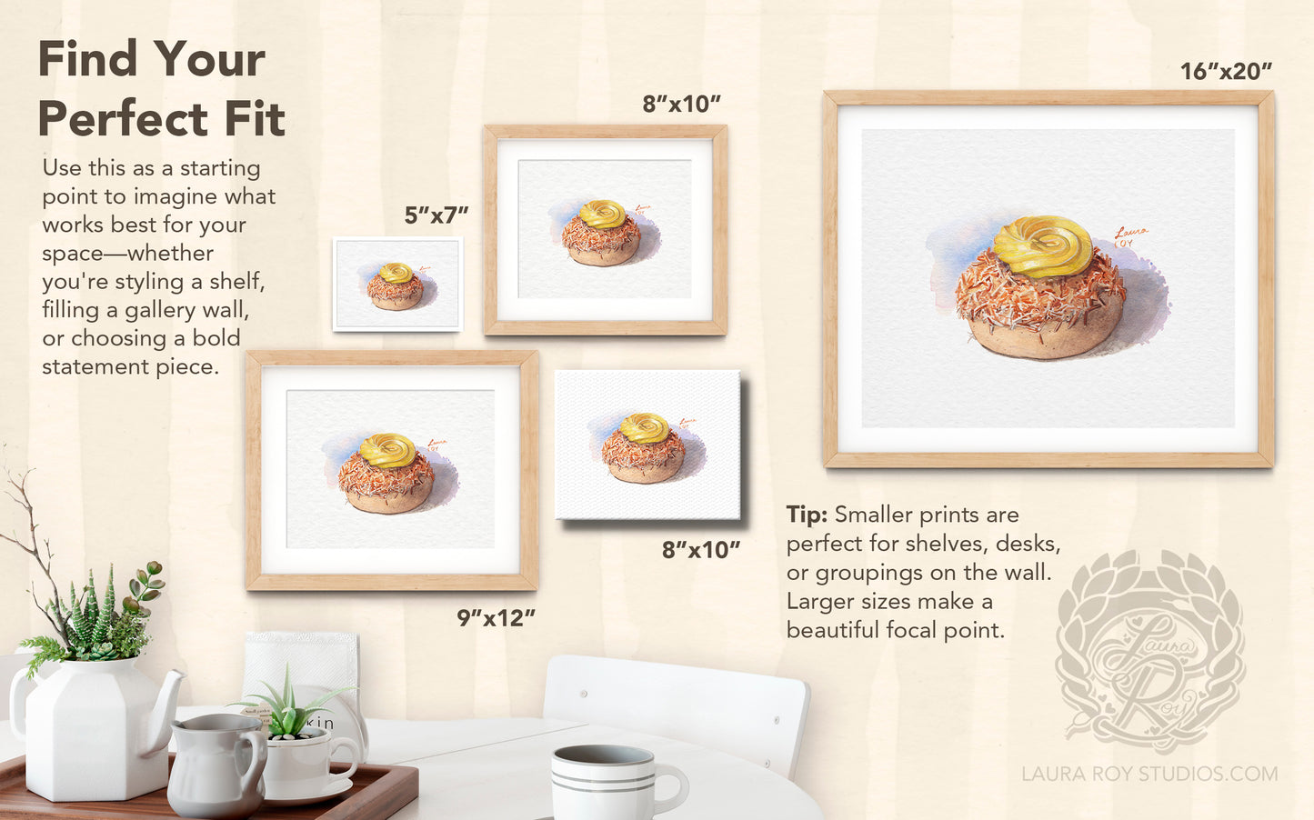 Schoolbread Watercolor | Giclée Print