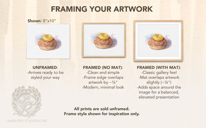 Schoolbread Watercolor | Giclée Print
