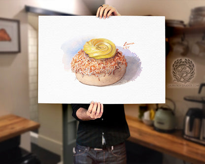 Schoolbread Watercolor | Giclée Print