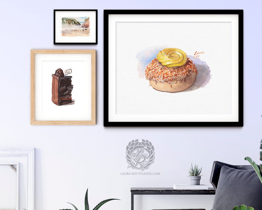 Schoolbread Watercolor | Giclée Print