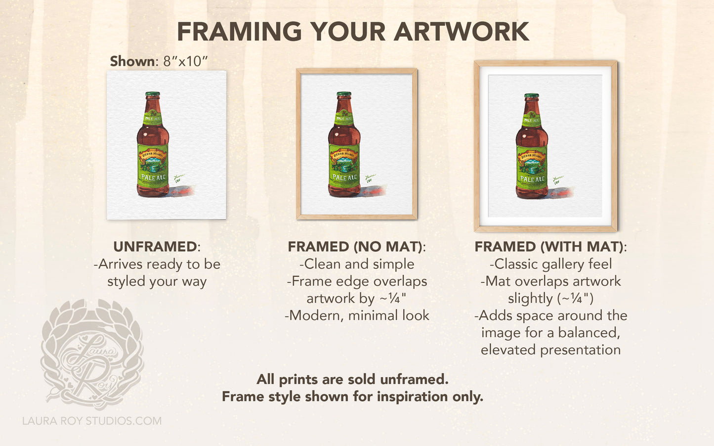 Sierra Nevada Pale Ale Watercolor | Giclée Print