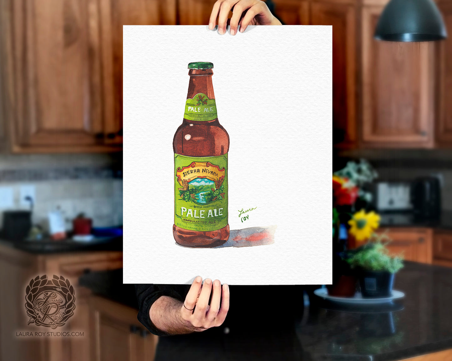 Sierra Nevada Pale Ale Watercolor | Giclée Print