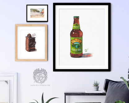 Sierra Nevada Pale Ale Watercolor | Giclée Print