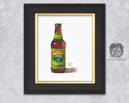 Sierra Nevada Pale Ale Watercolor | Giclée Print