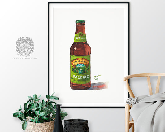 Sierra Nevada Pale Ale Watercolor | Giclée Print