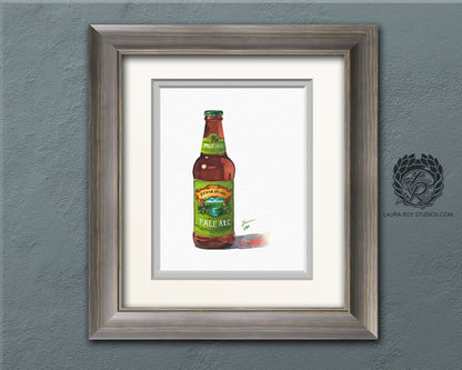 Sierra Nevada Pale Ale Watercolor | Giclée Print