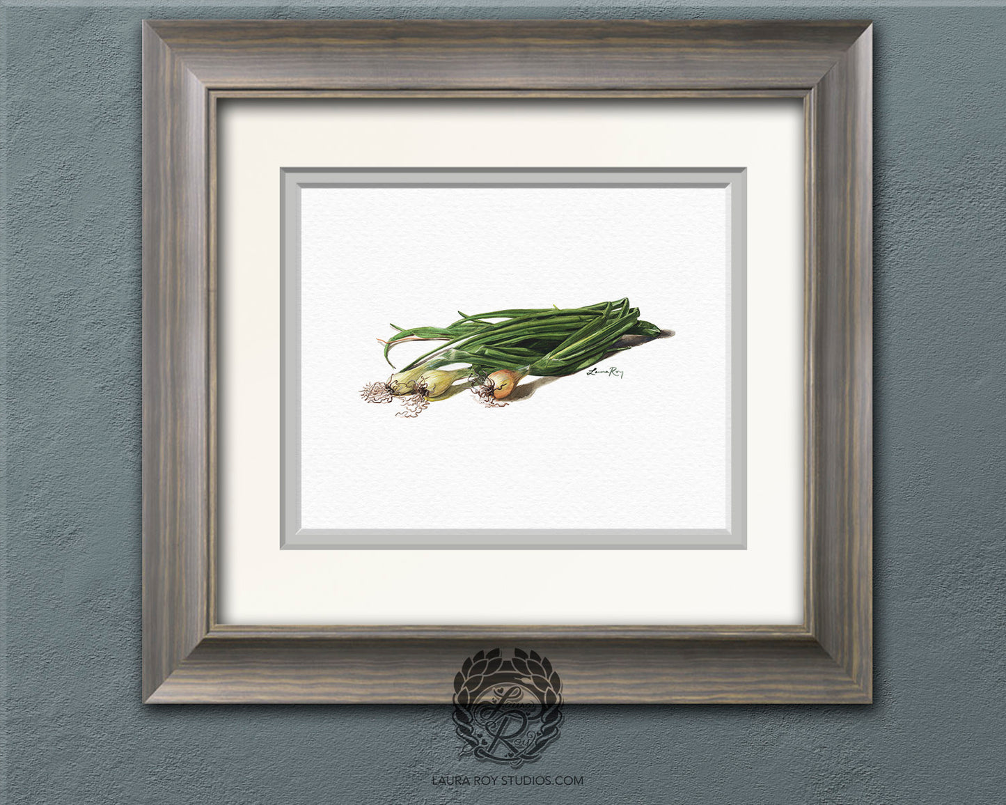 Spring Onions Watercolor | Giclée Print