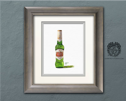 Stella Artois Watercolor | Giclée Print