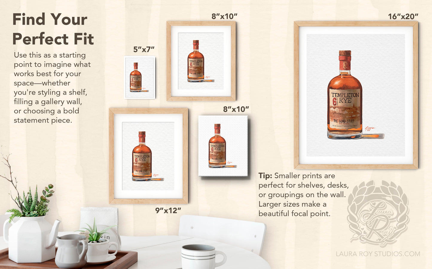 Templeton Rye Watercolor | Giclée Print