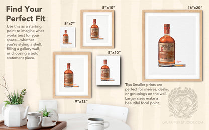 Templeton Rye Watercolor | Giclée Print