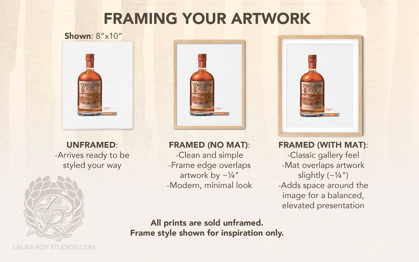 Templeton Rye Watercolor | Giclée Print