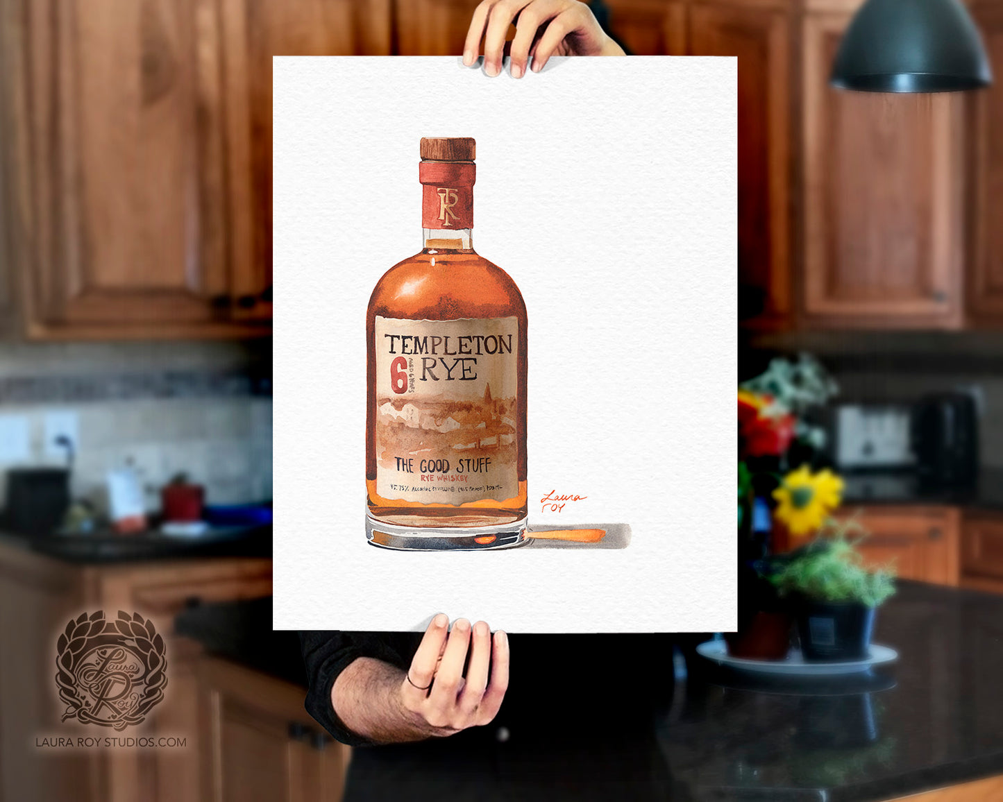Templeton Rye Watercolor | Giclée Print