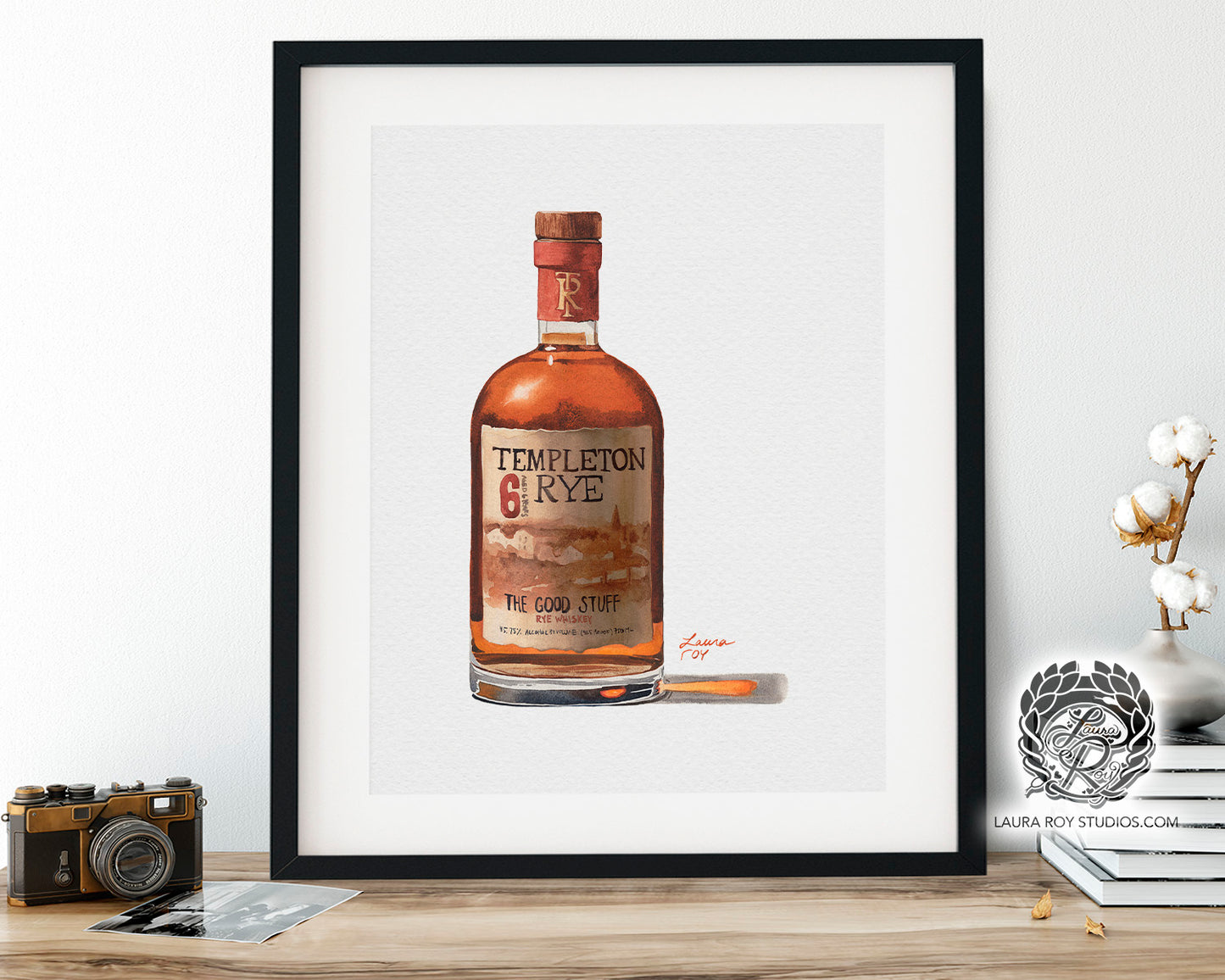 Templeton Rye Watercolor | Giclée Print