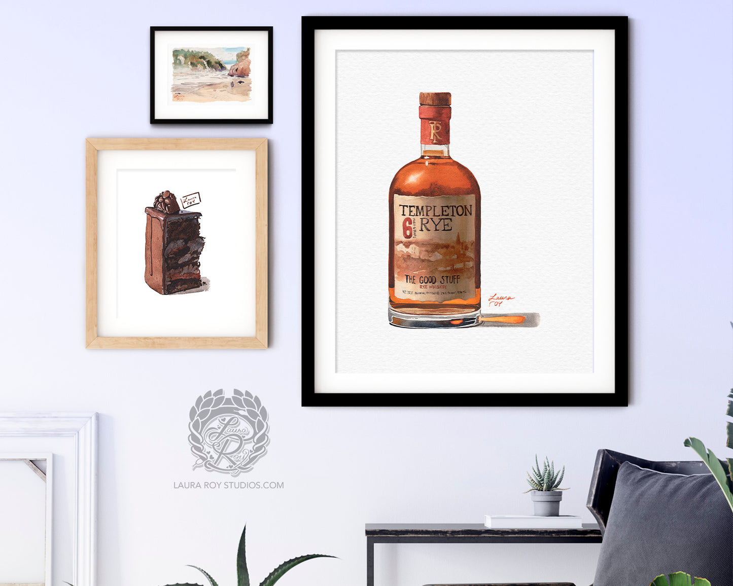 Templeton Rye Watercolor | Giclée Print