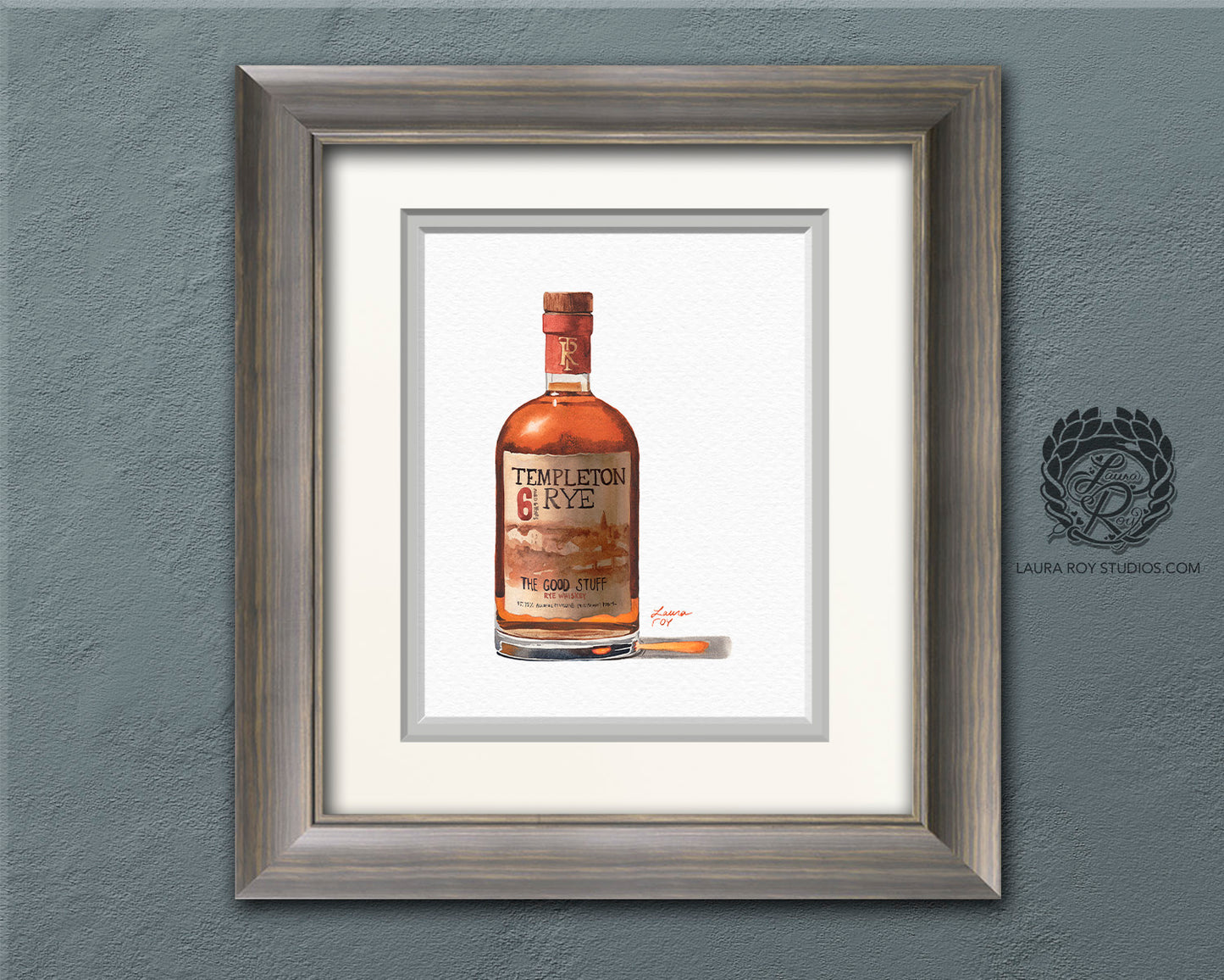 Templeton Rye Watercolor | Giclée Print